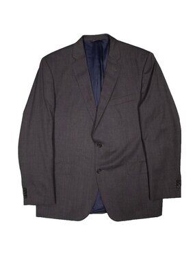 Jack Victor Blazer "Napoli CT" Sharkskin Mens Wool Sport Coat Canada Grey 44R